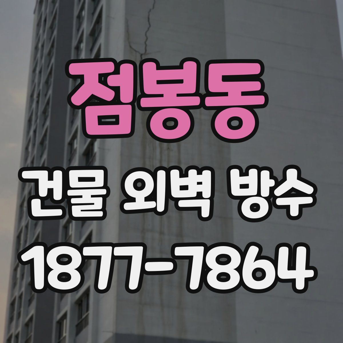 점봉동 건물 외벽 방수