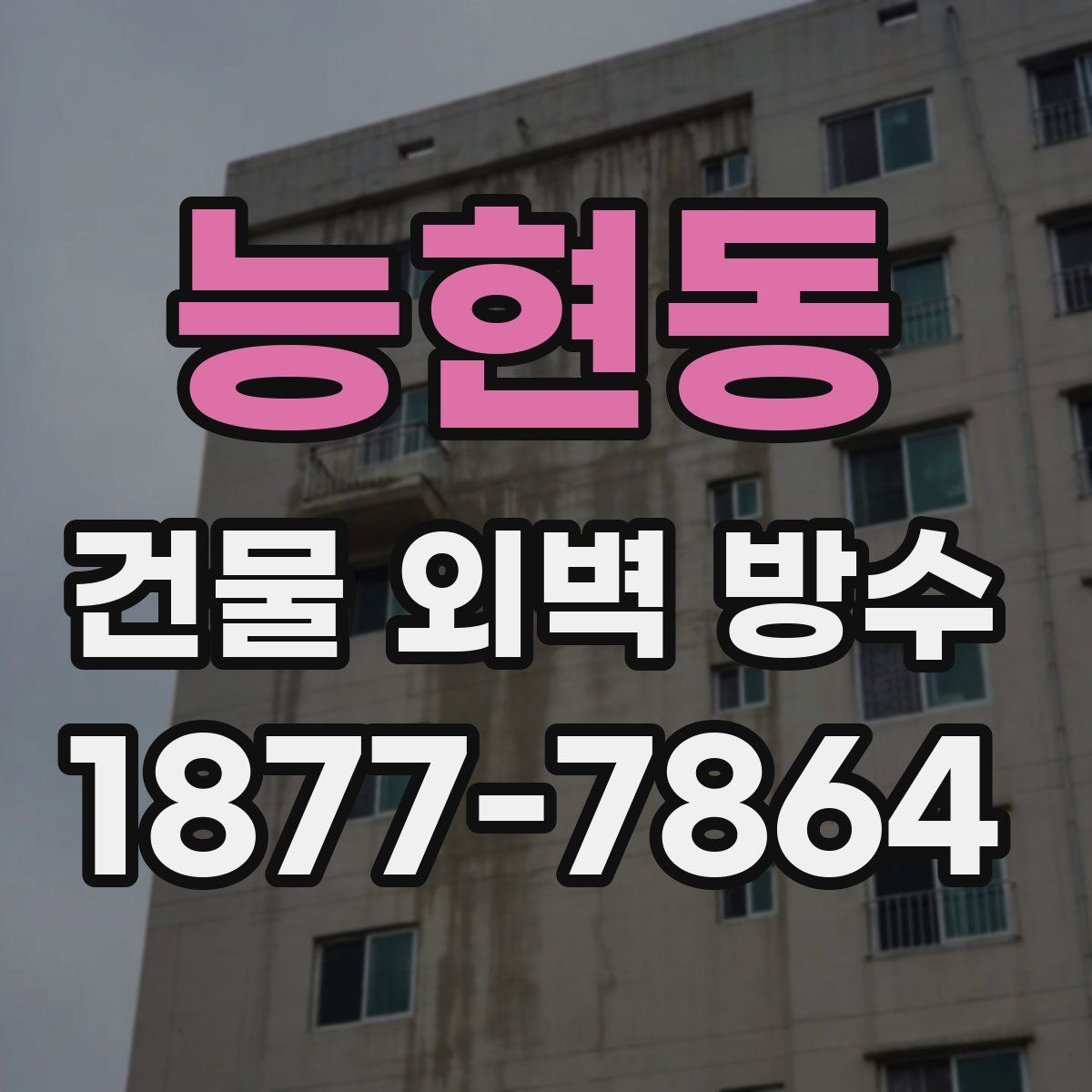 능현동 건물 외벽 방수