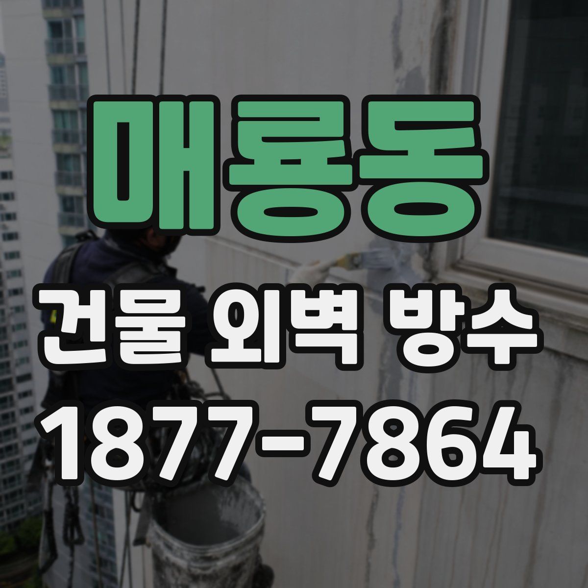 매룡동 건물 외벽 방수