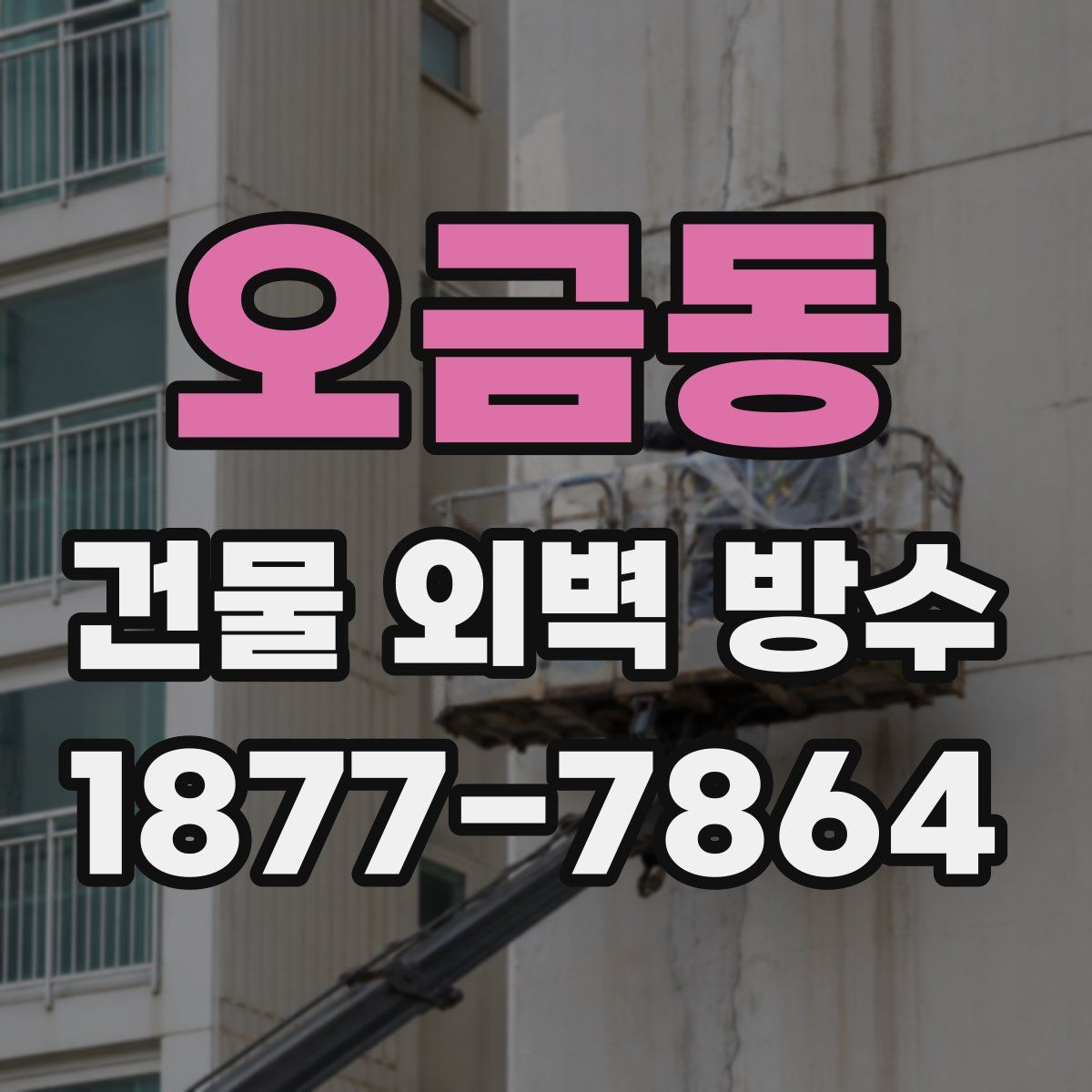 오금동 건물 외벽 방수