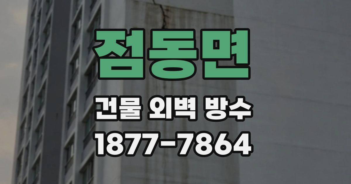 점동면 건물 외벽 방수