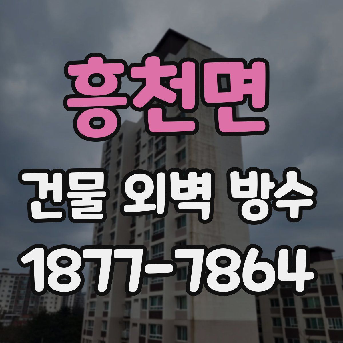 흥천면 건물 외벽 방수