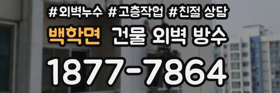 백학면 건물 외벽 방수