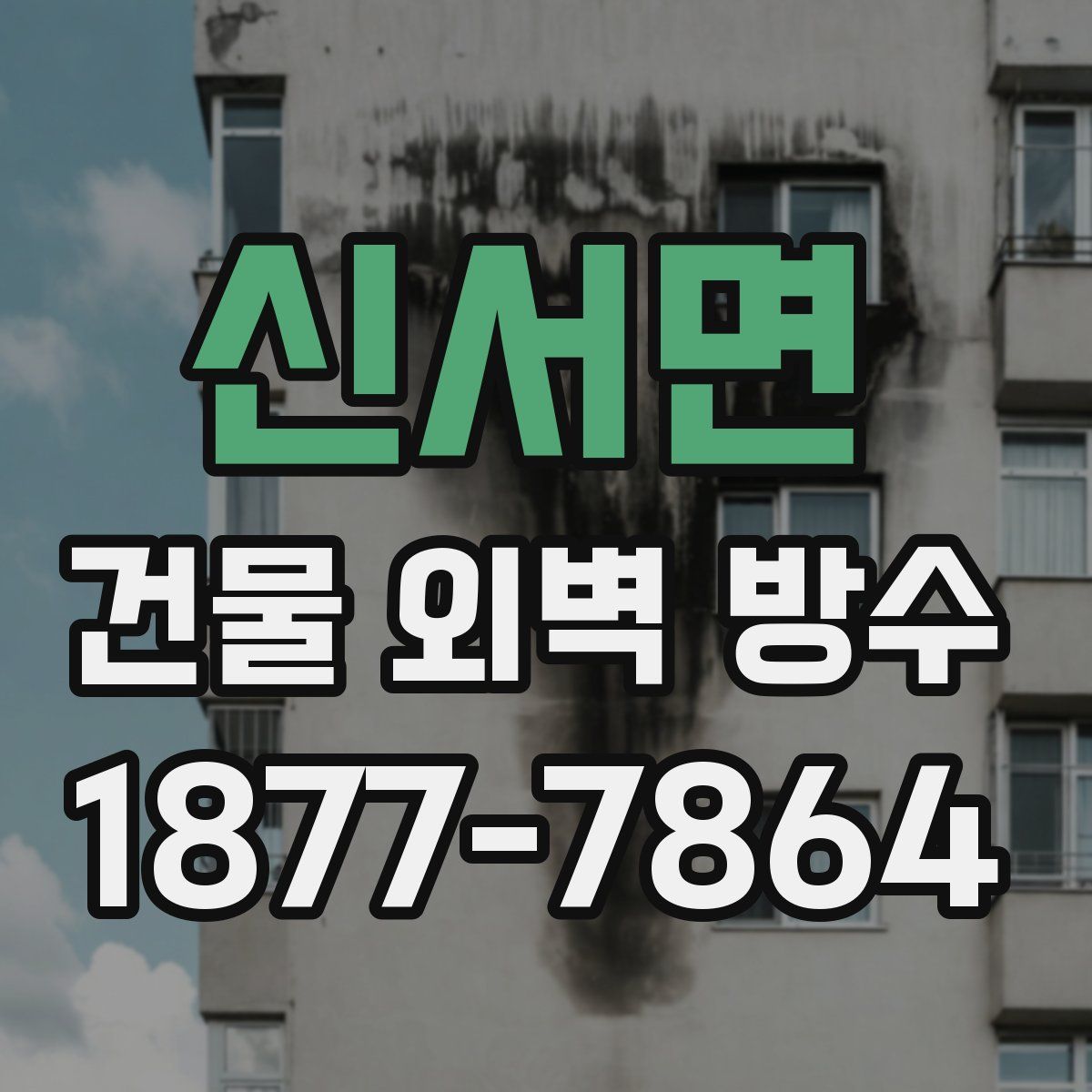 신서면 건물 외벽 방수