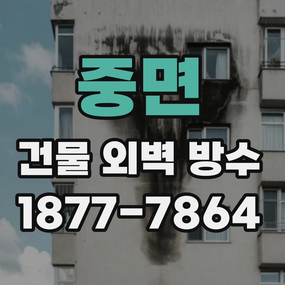 중면 건물 외벽 방수