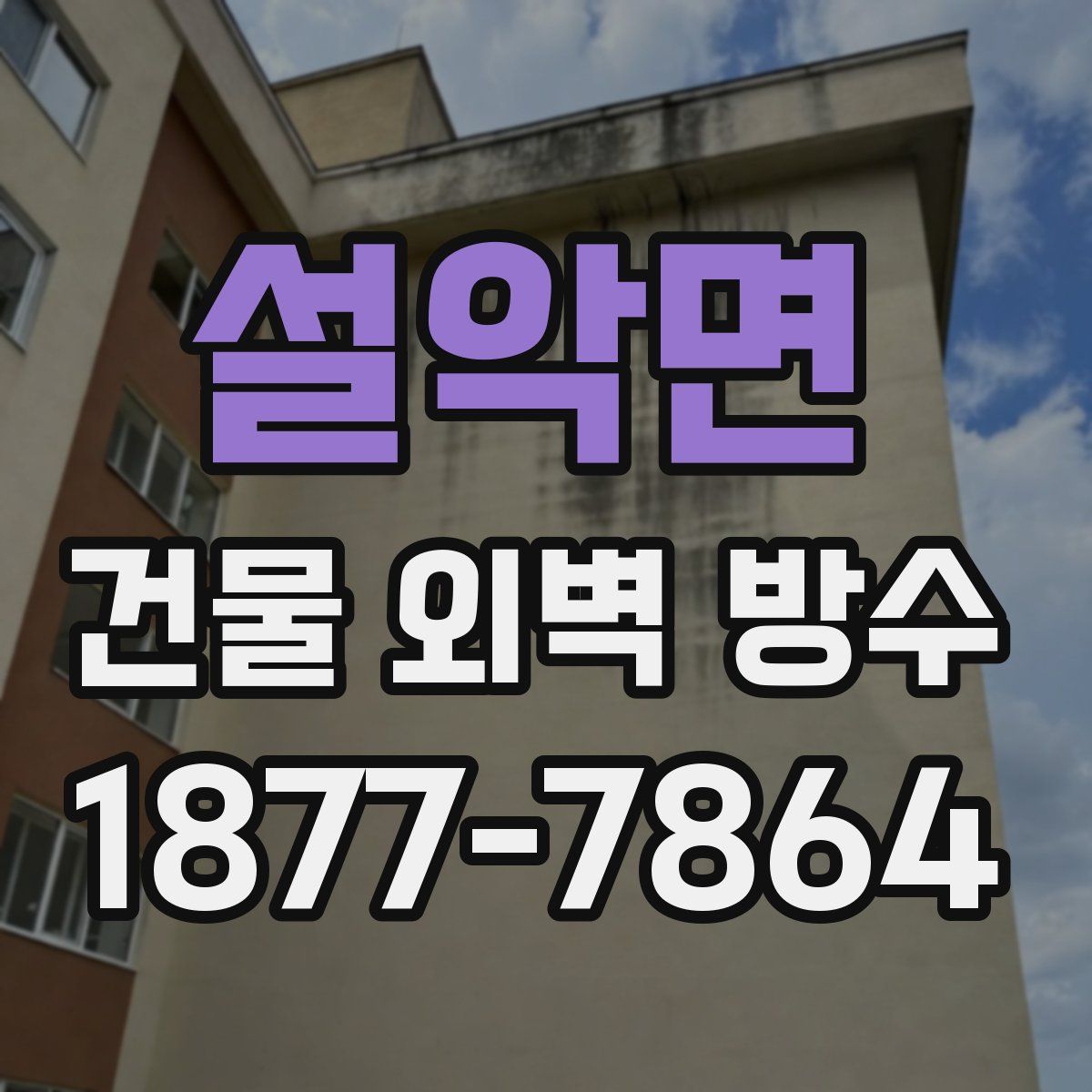 설악면 건물 외벽 방수