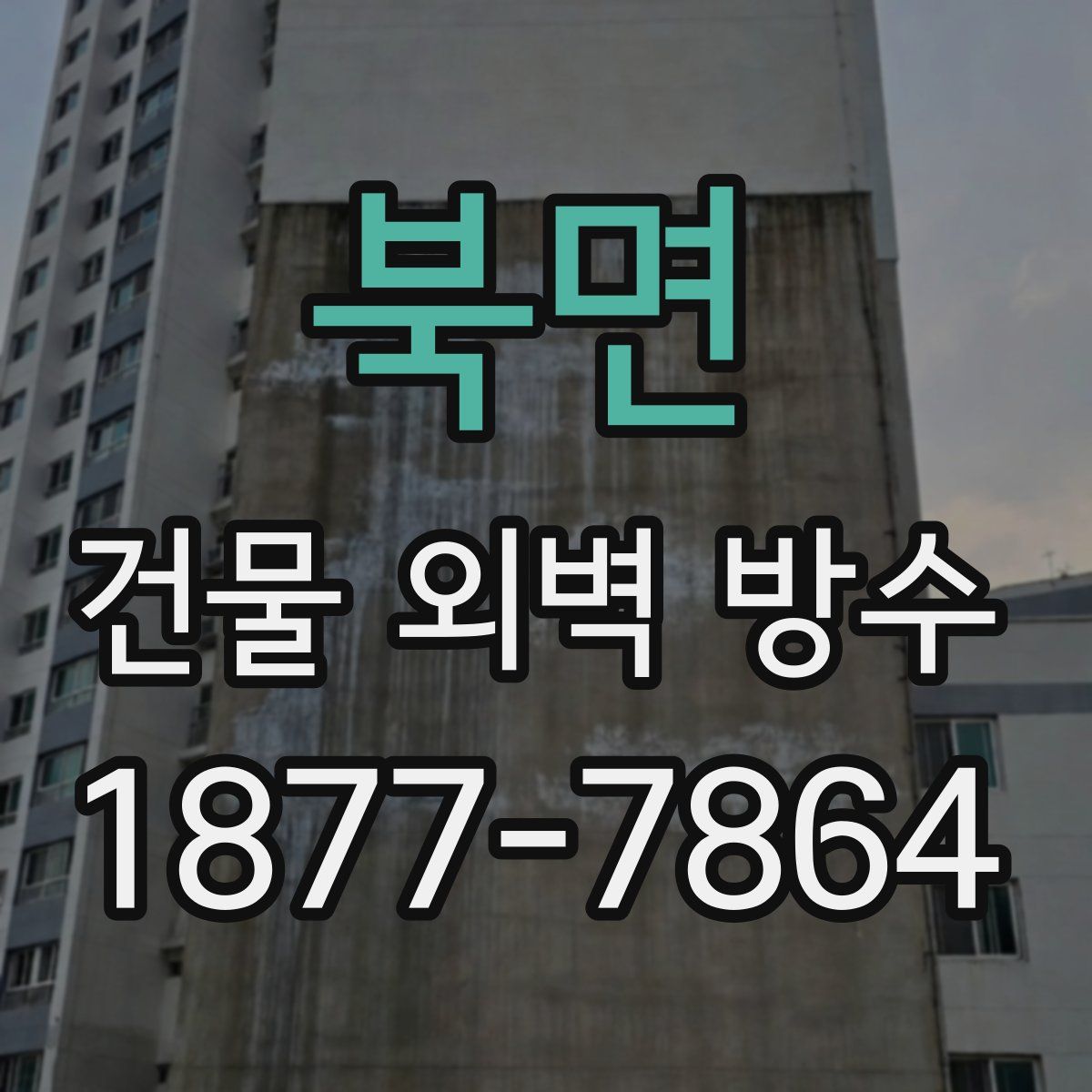 북면 건물 외벽 방수