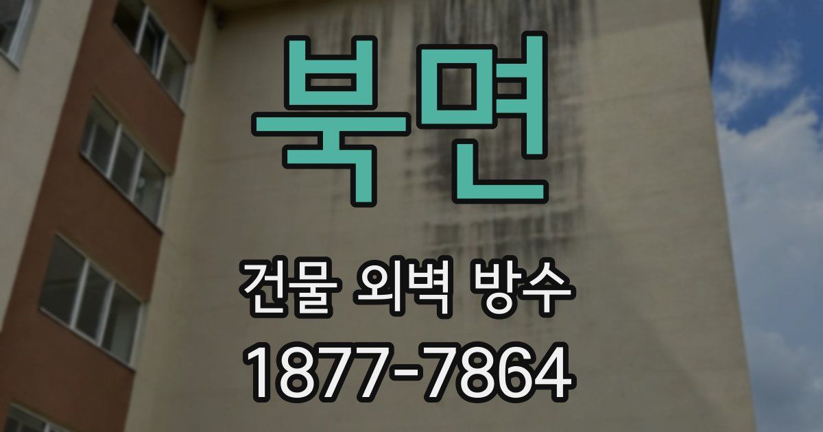 북면 건물 외벽 방수