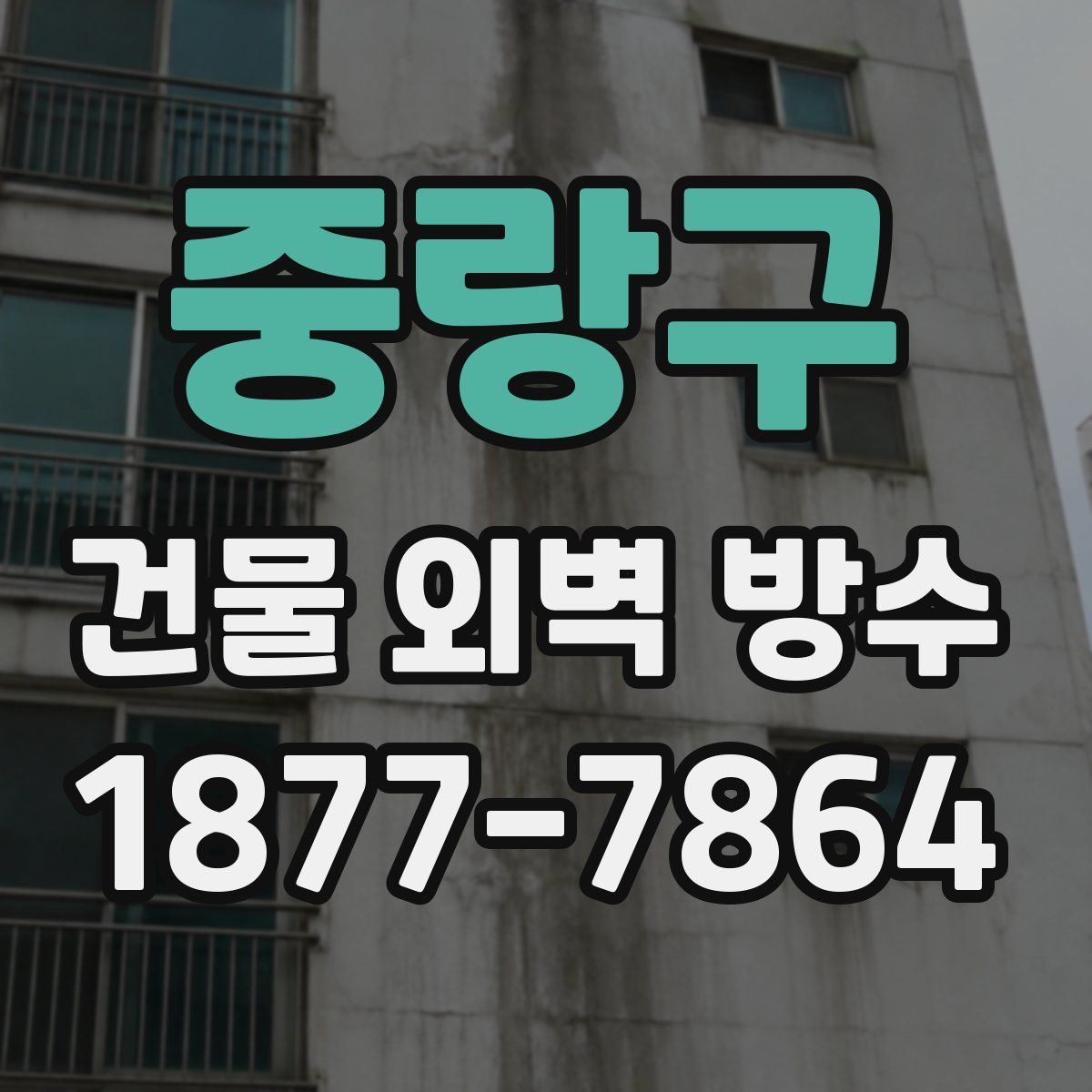 중랑구 건물 외벽 방수