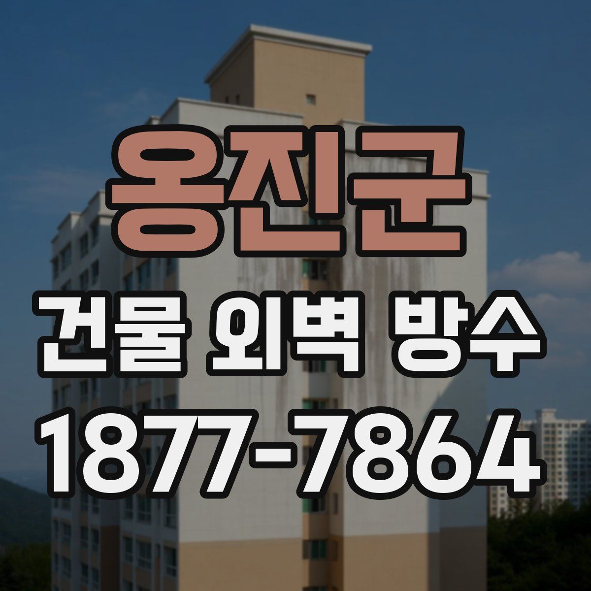 옹진군 건물 외벽 방수