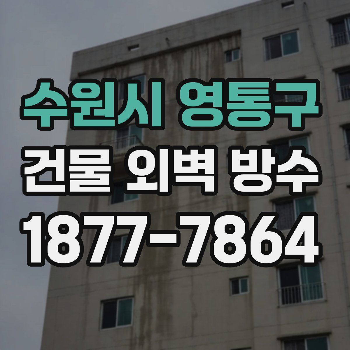 수원시 영통구 건물 외벽 방수