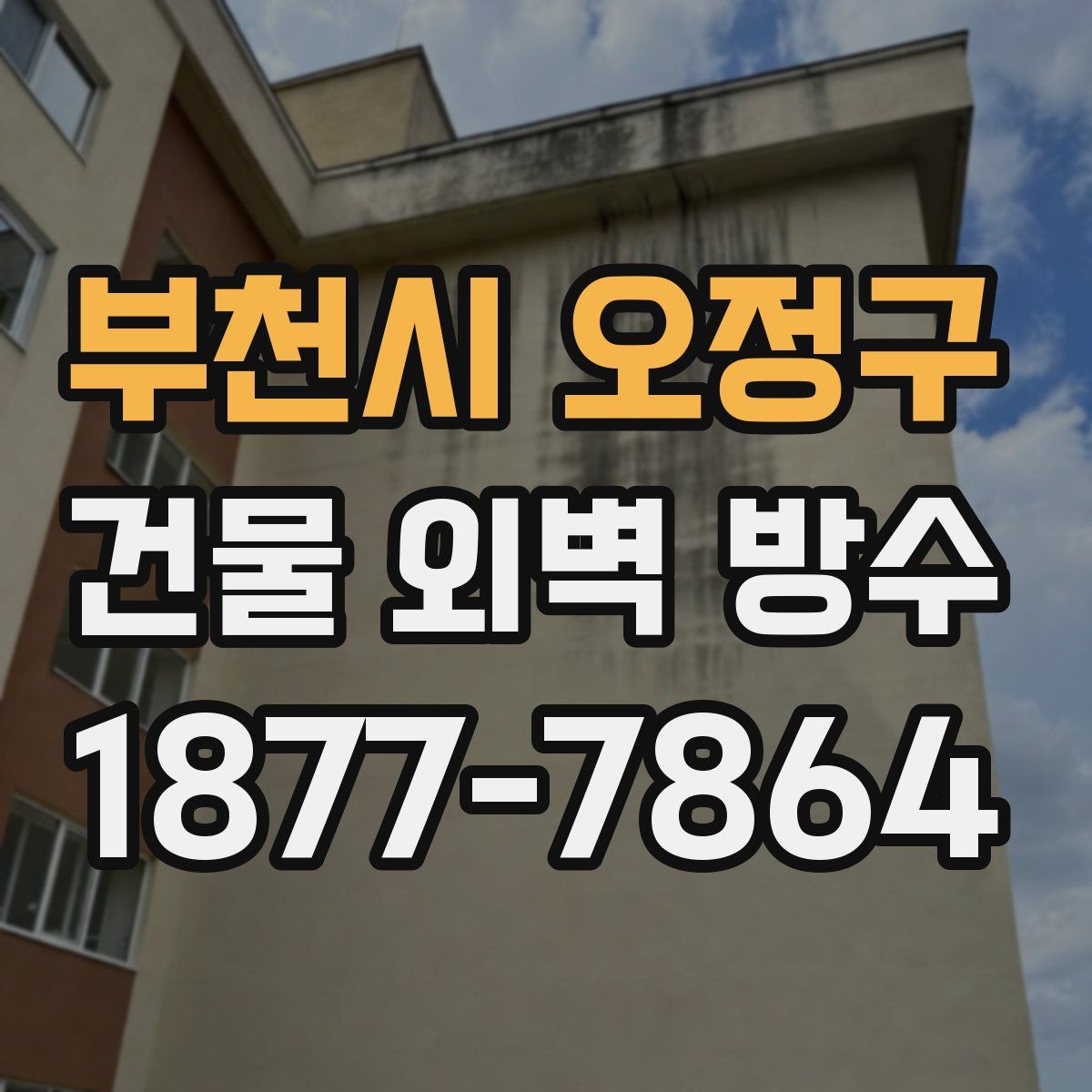 부천시 오정구 건물 외벽 방수