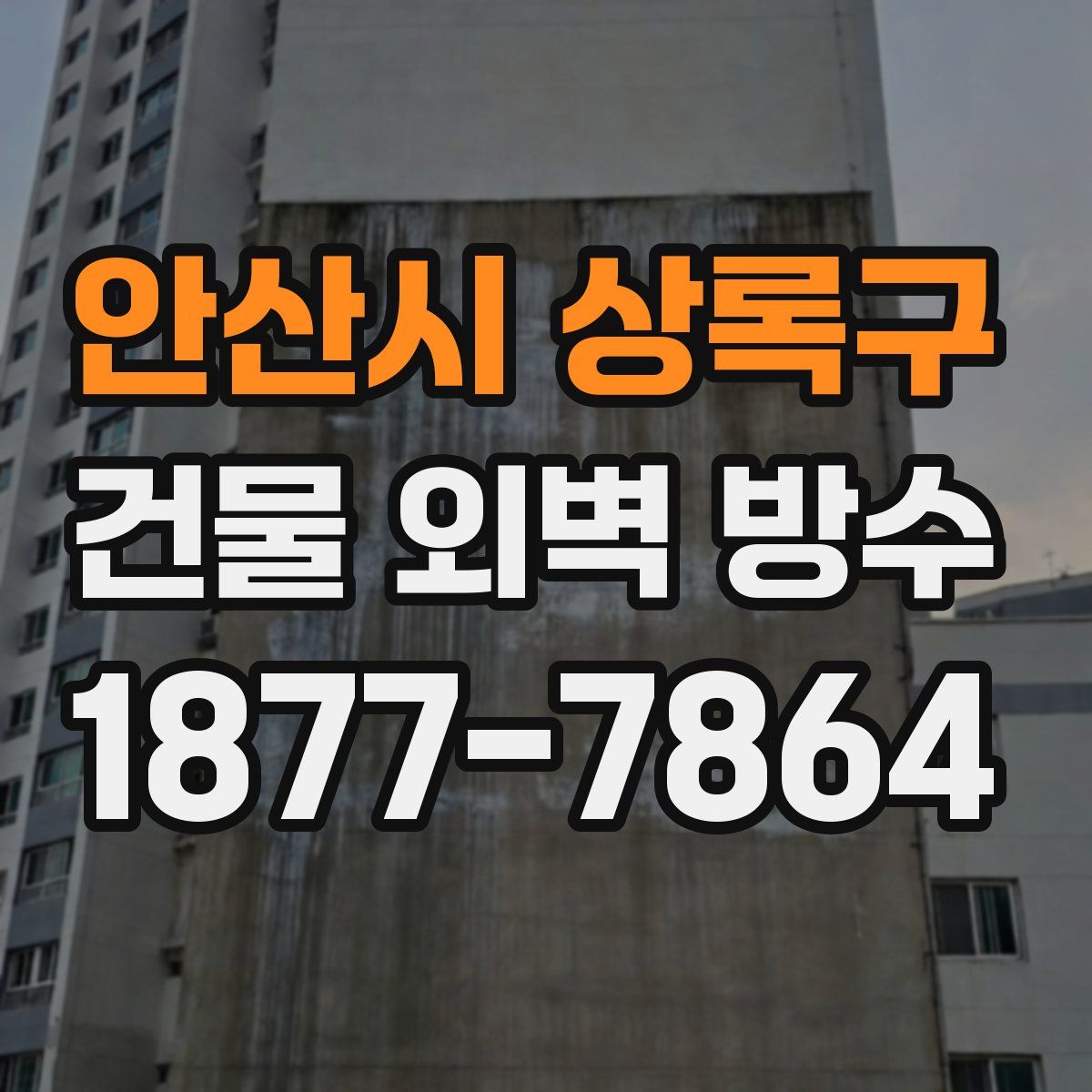 안산시 상록구 건물 외벽 방수