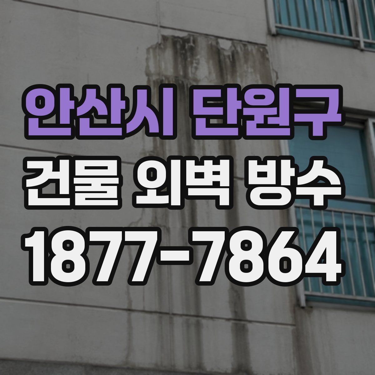 안산시 단원구 건물 외벽 방수