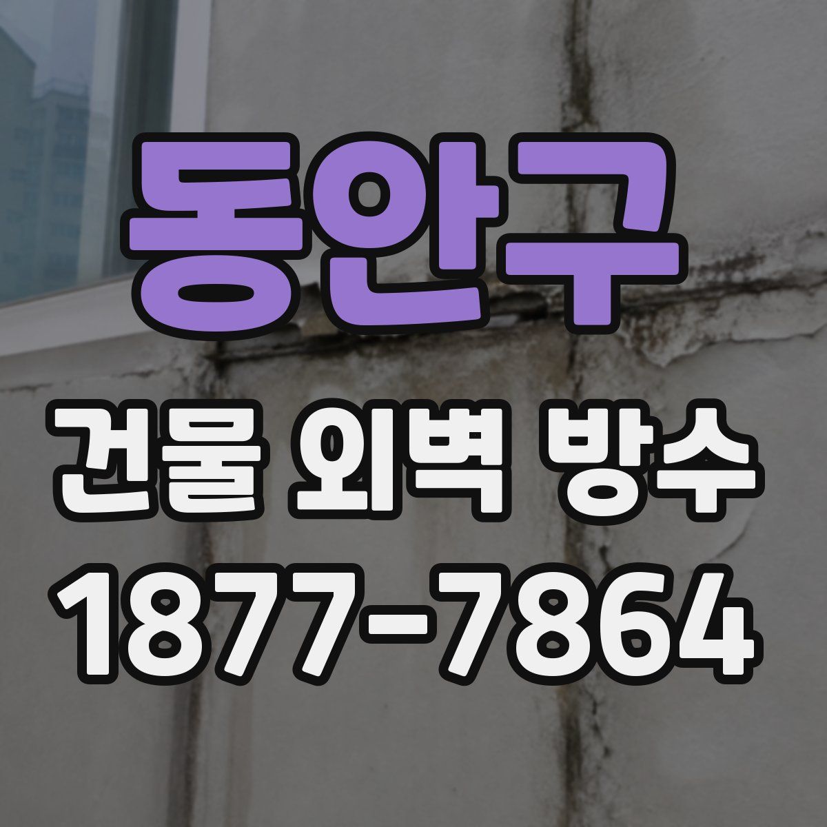 동안구 건물 외벽 방수