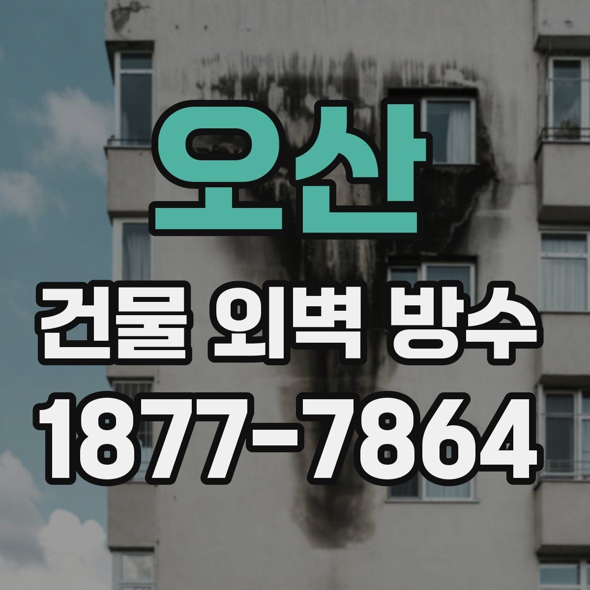 오산 건물 외벽 방수 벽체 손상 정도에 따른 보수 선택