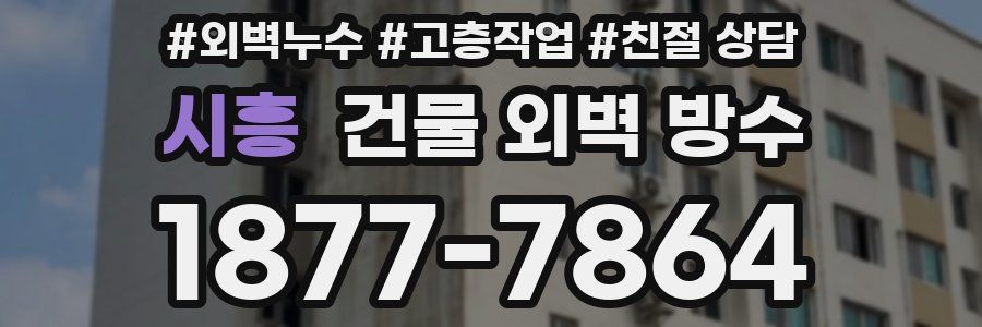시흥 건물 외벽 방수