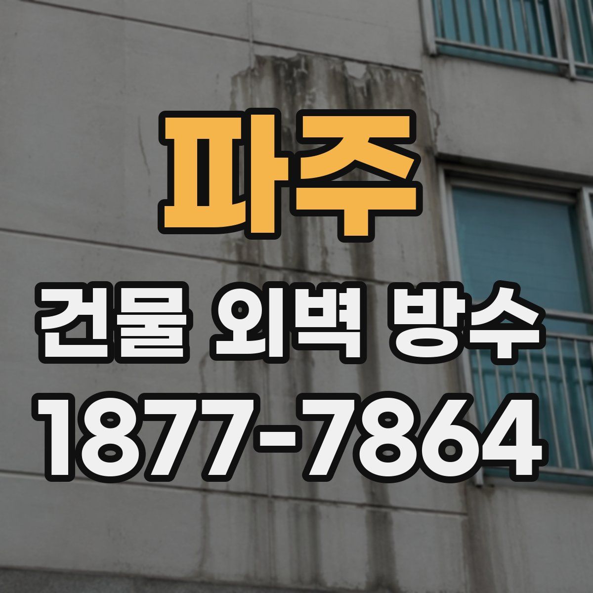 파주 건물 외벽 방수