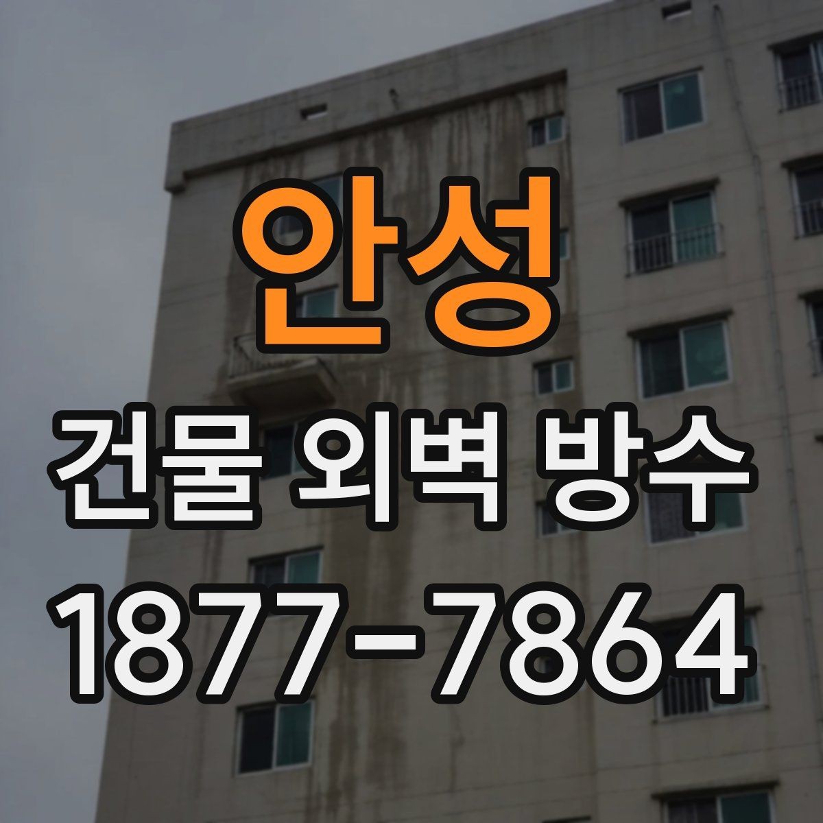 안성 건물 외벽 방수 공사 범위가 넓을 때 판단 기준