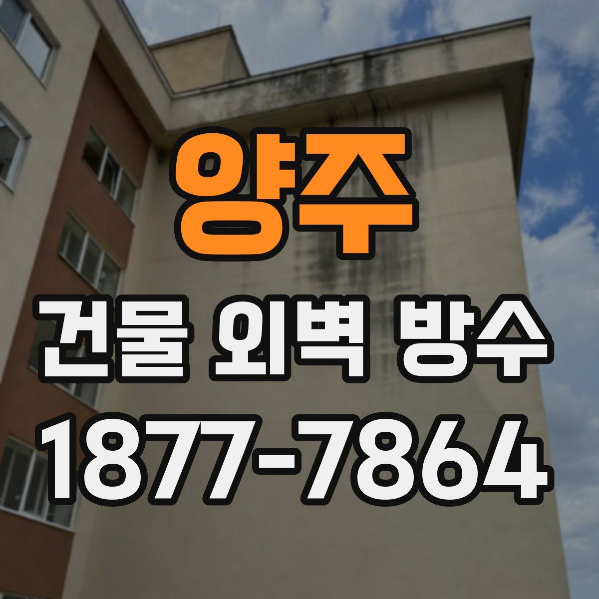 양주 건물 외벽 방수