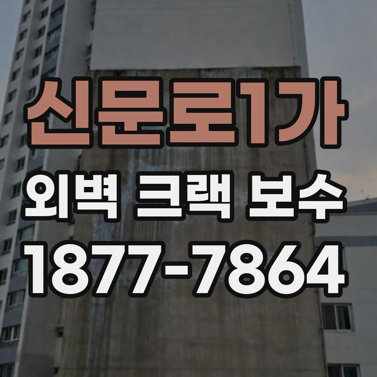 신문로1가 외벽 크랙 보수 재료 선택, 어떤 차이가 있을까