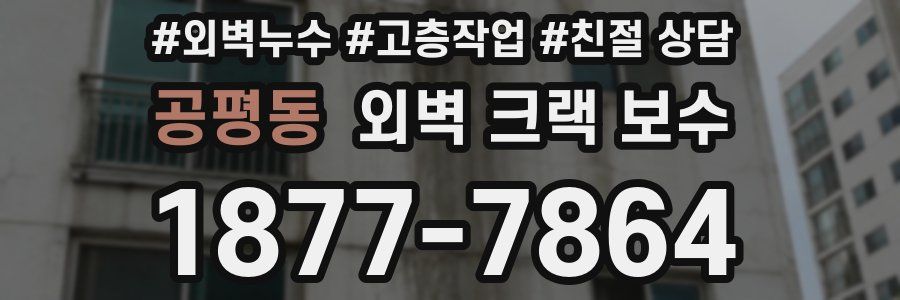 공평동 외벽 크랙 보수