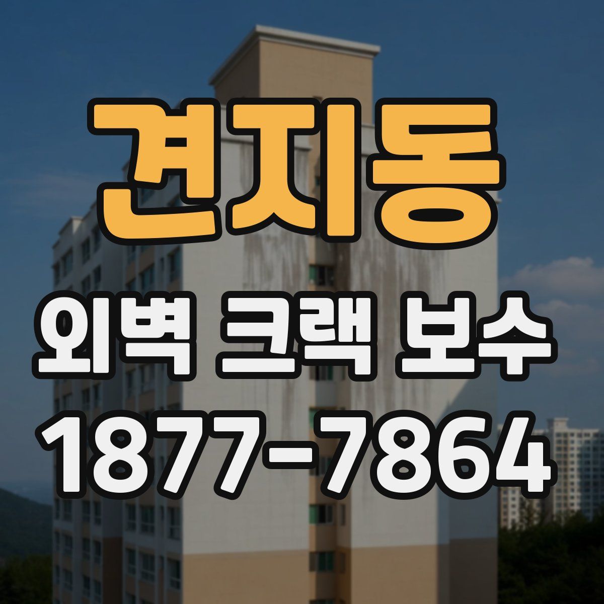 견지동 외벽 크랙 보수
