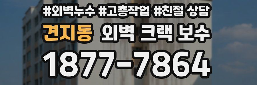 견지동 외벽 크랙 보수