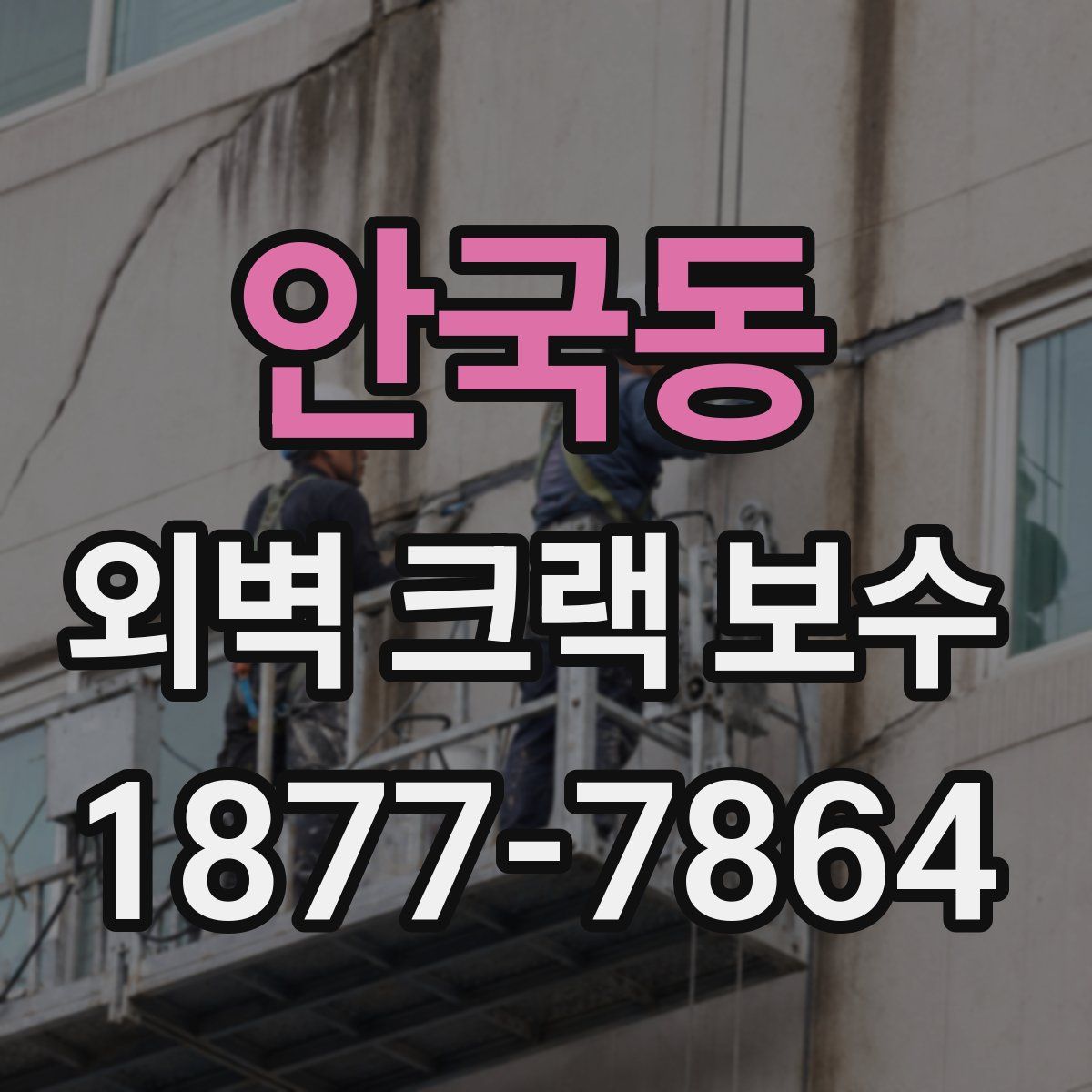 안국동 외벽 크랙 보수