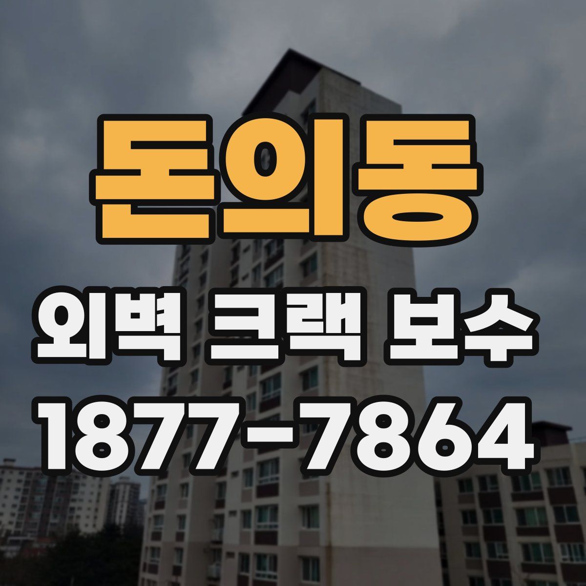 돈의동 외벽 크랙 보수