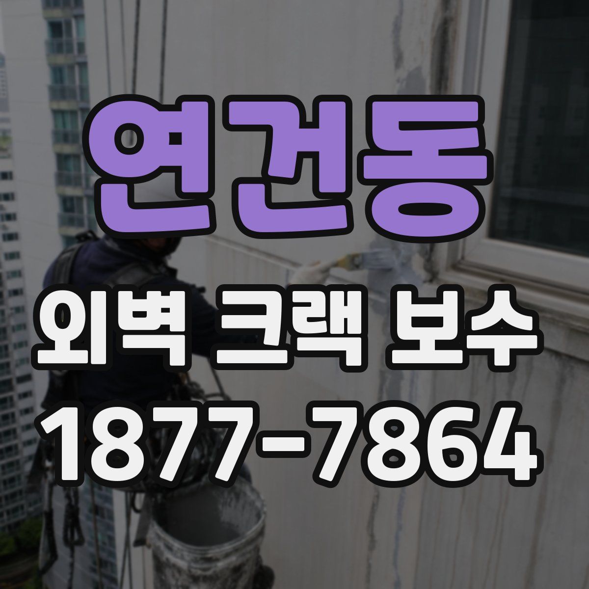 연건동 외벽 크랙 보수