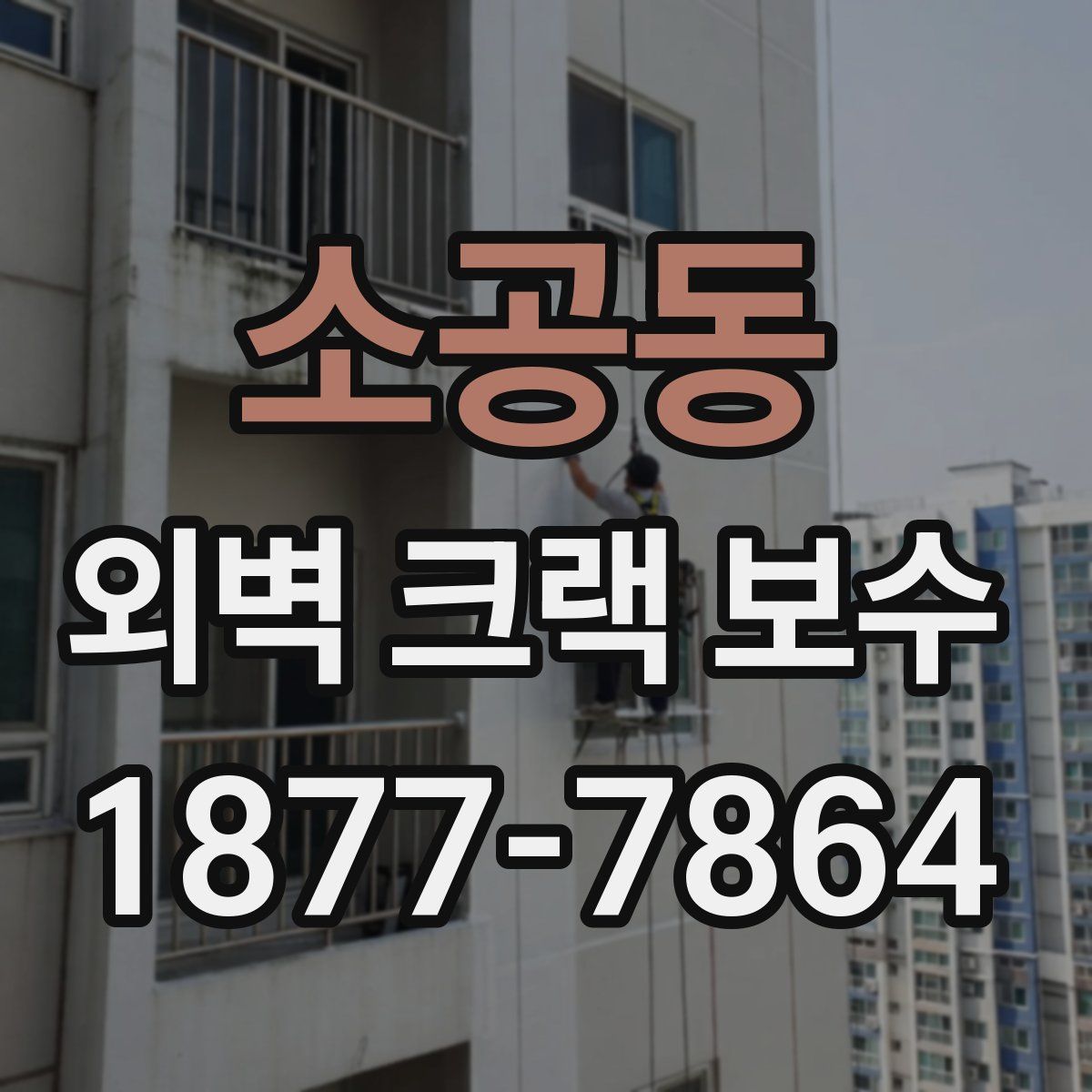소공동 외벽 크랙 보수