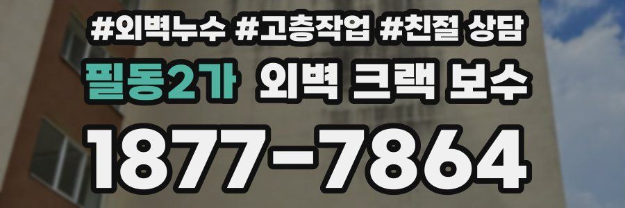 필동2가 외벽 크랙 보수