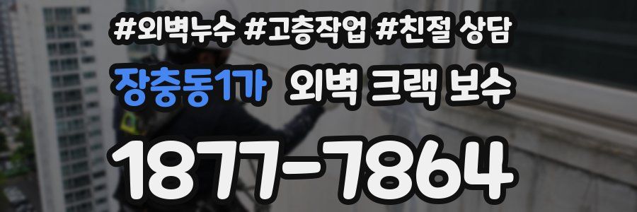 장충동1가 외벽 크랙 보수