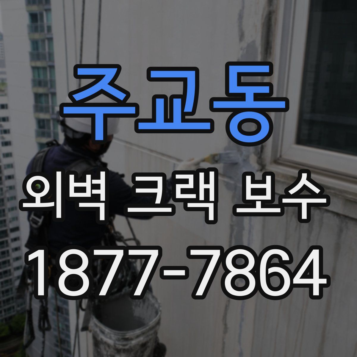 주교동 외벽 크랙 보수