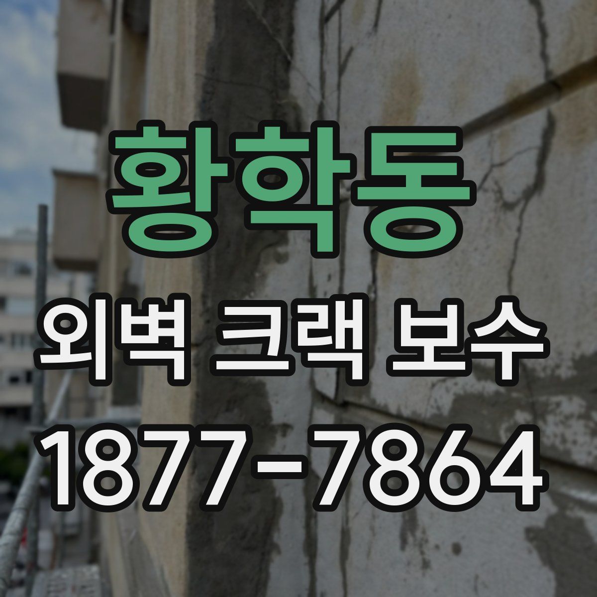 황학동 외벽 크랙 보수
