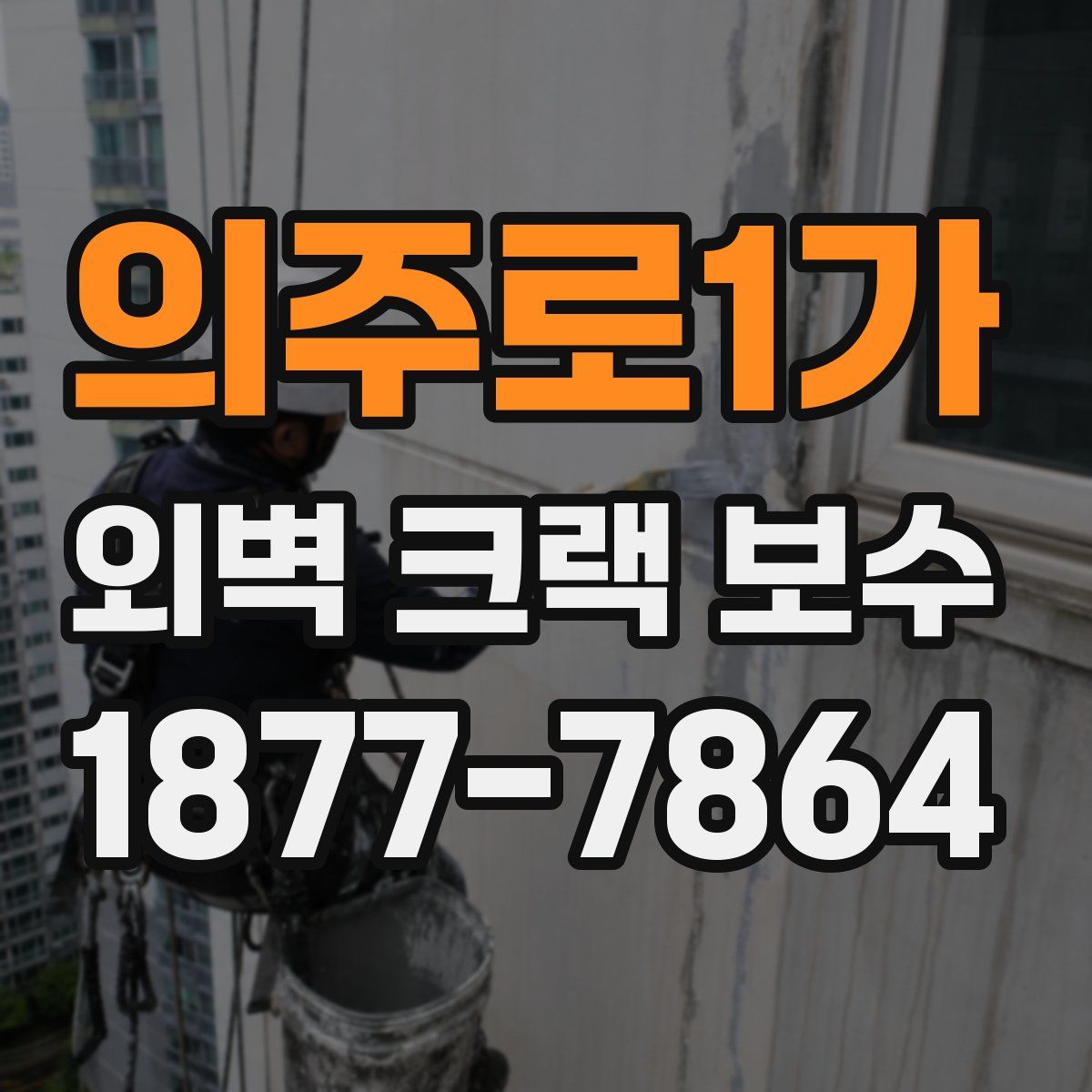 의주로1가 외벽 크랙 보수