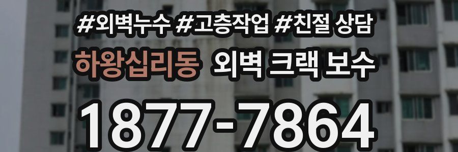 하왕십리동 외벽 크랙 보수