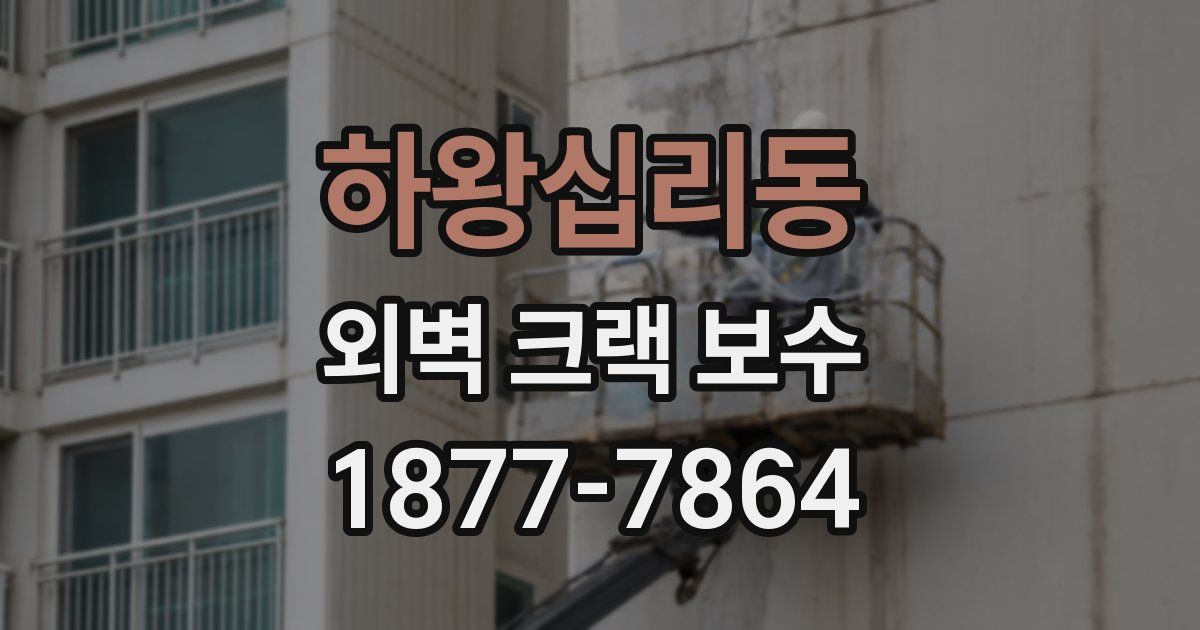 하왕십리동 외벽 크랙 보수