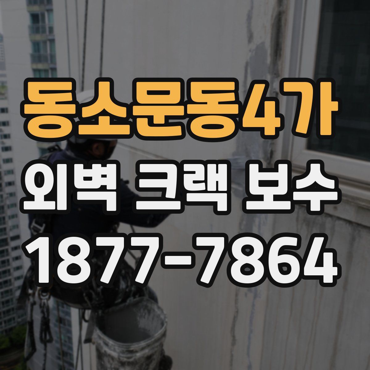 동소문동4가 외벽 크랙 보수