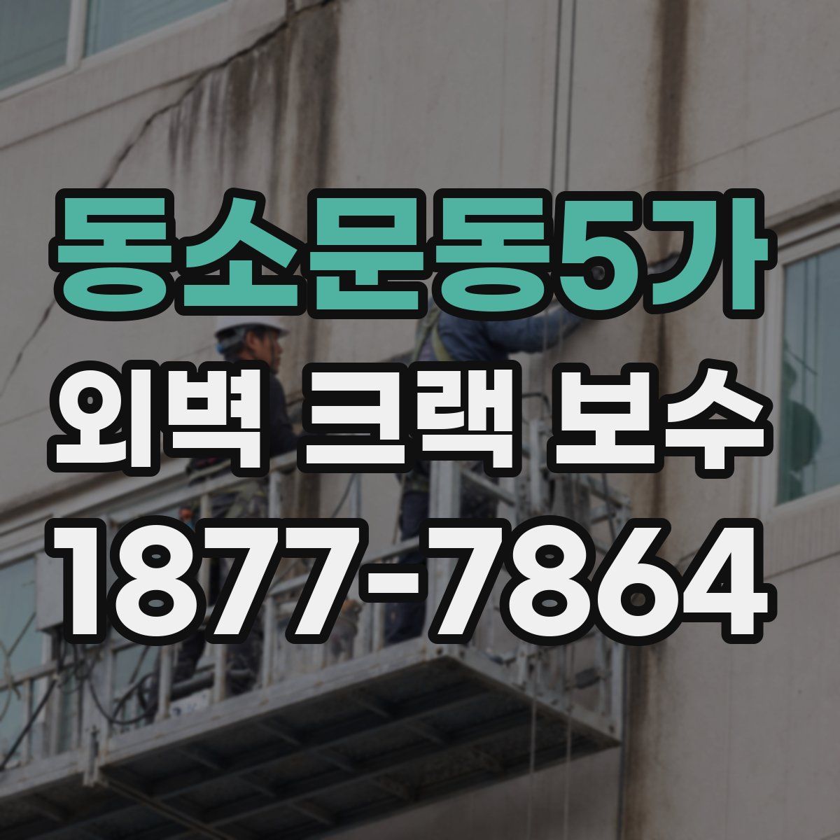 동소문동5가 외벽 크랙 보수