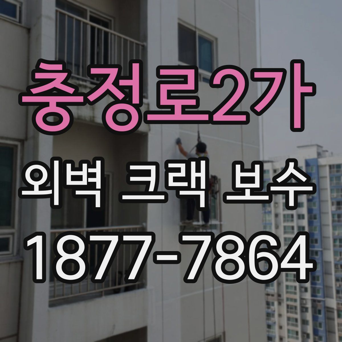 충정로2가 외벽 크랙 보수