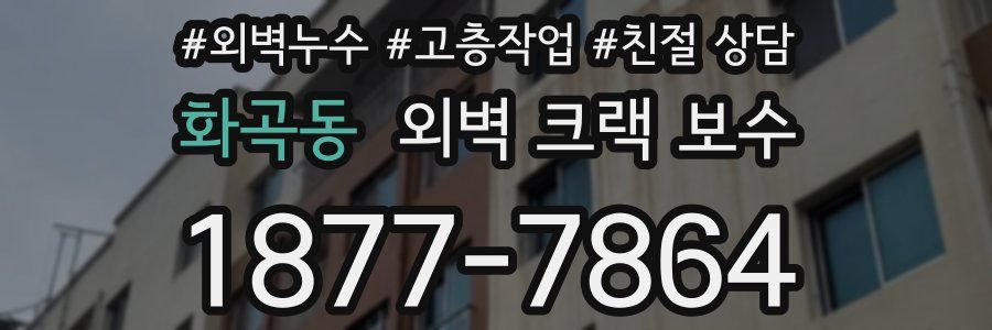 화곡동 외벽 크랙 보수
