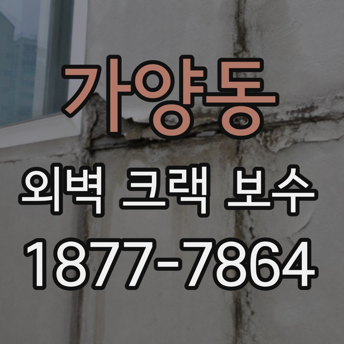 가양동 외벽 크랙 보수