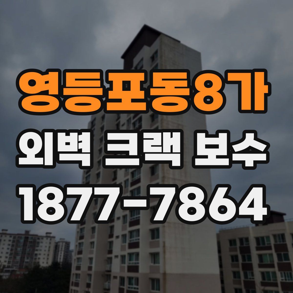 영등포동8가 외벽 크랙 보수