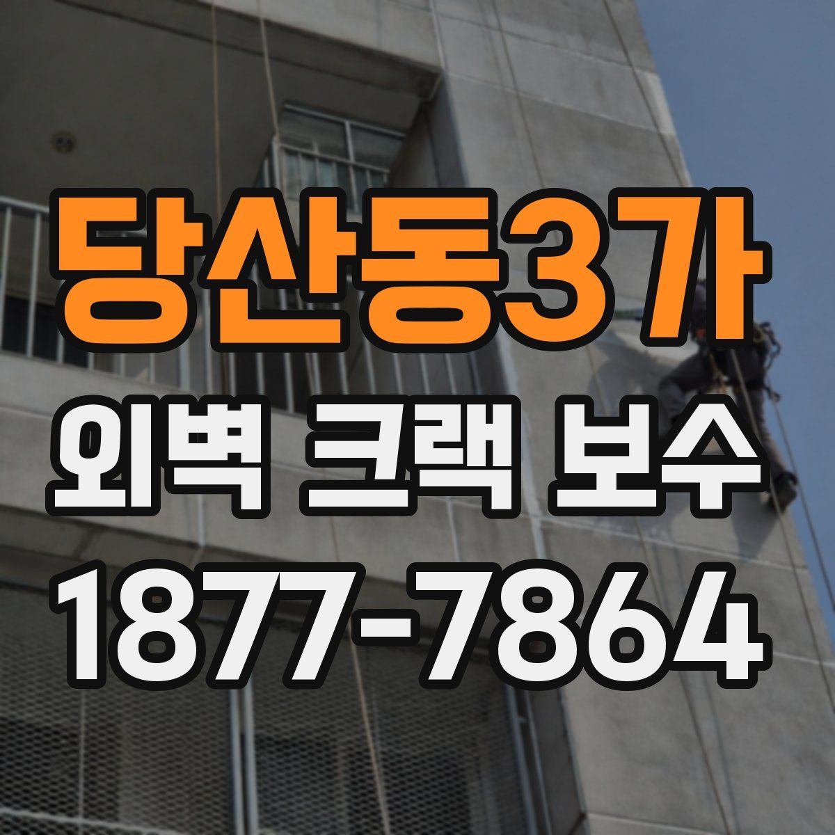 당산동3가 외벽 크랙 보수