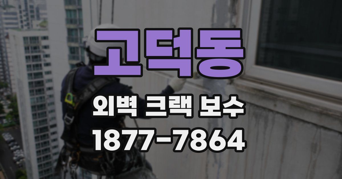 고덕동 외벽 크랙 보수