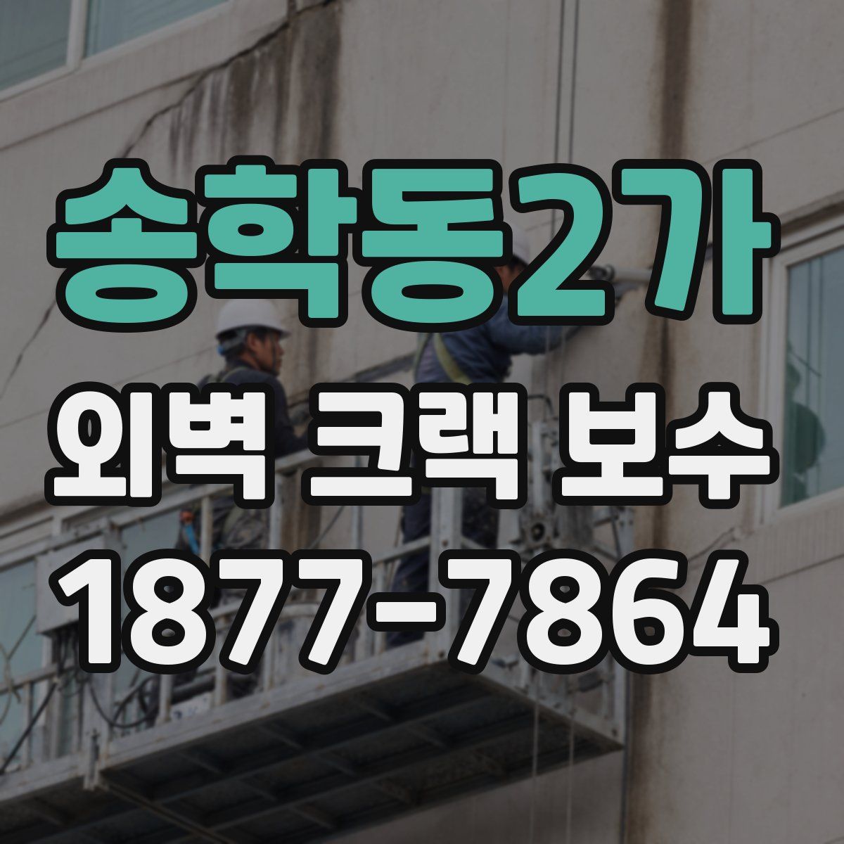 송학동2가 외벽 크랙 보수