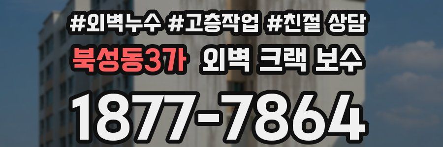 북성동3가 외벽 크랙 보수