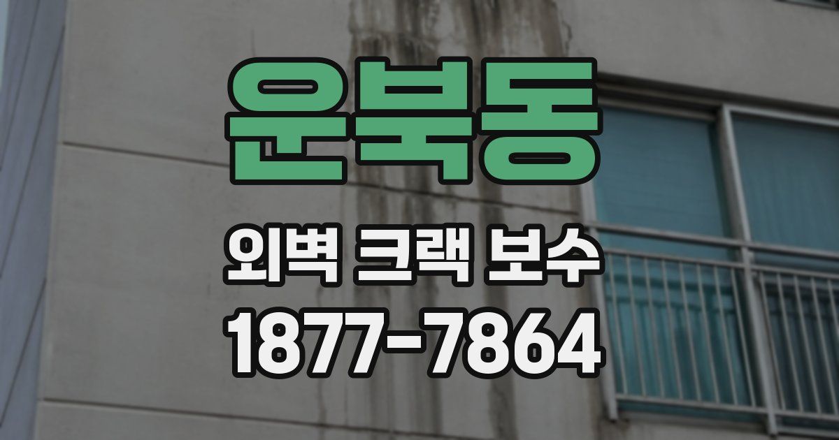 운북동 외벽 크랙 보수